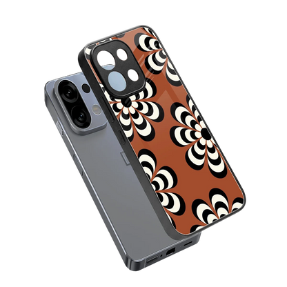 Earthy Bloom sleek oppo k13 5g cover with tempered glass back and TPU edges