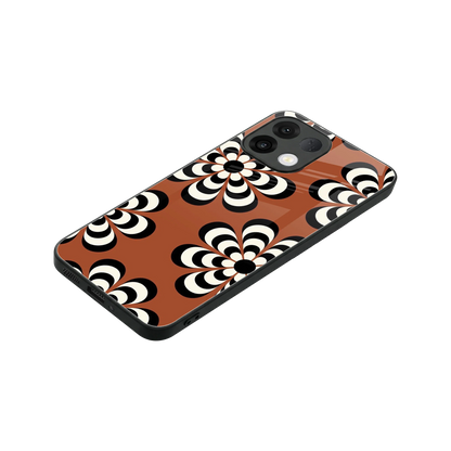 Earthy Bloom stylish phone case for oppo k13 5g | glossy glass and slim fit