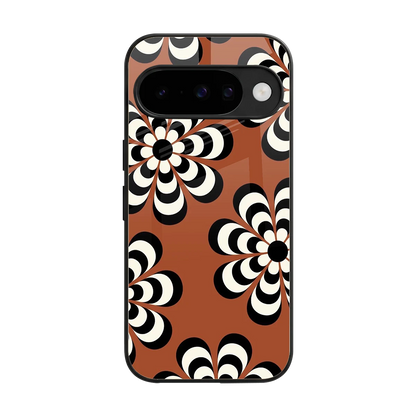 Earthy Bloom back phone cover | glass case for google pixel 10