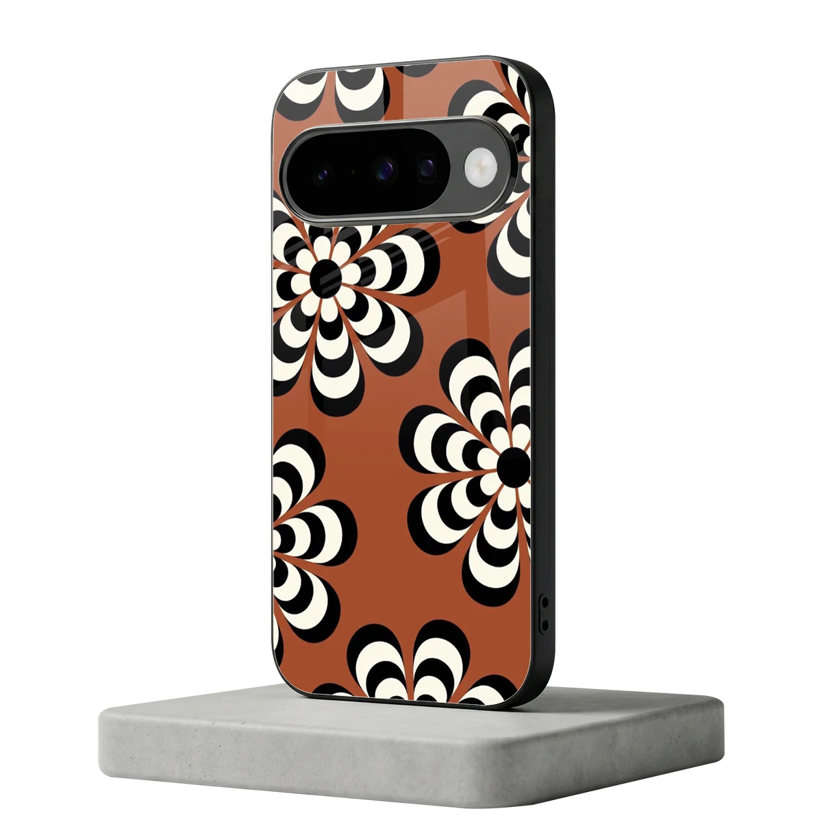 Earthy Bloom google pixel 10 mobile cover | shockproof glass phone case