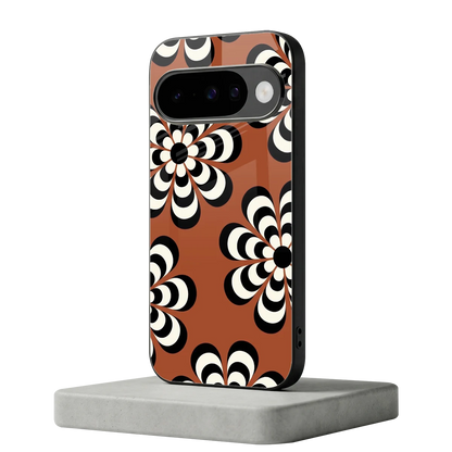 Earthy Bloom google pixel 10 mobile cover | shockproof glass phone case