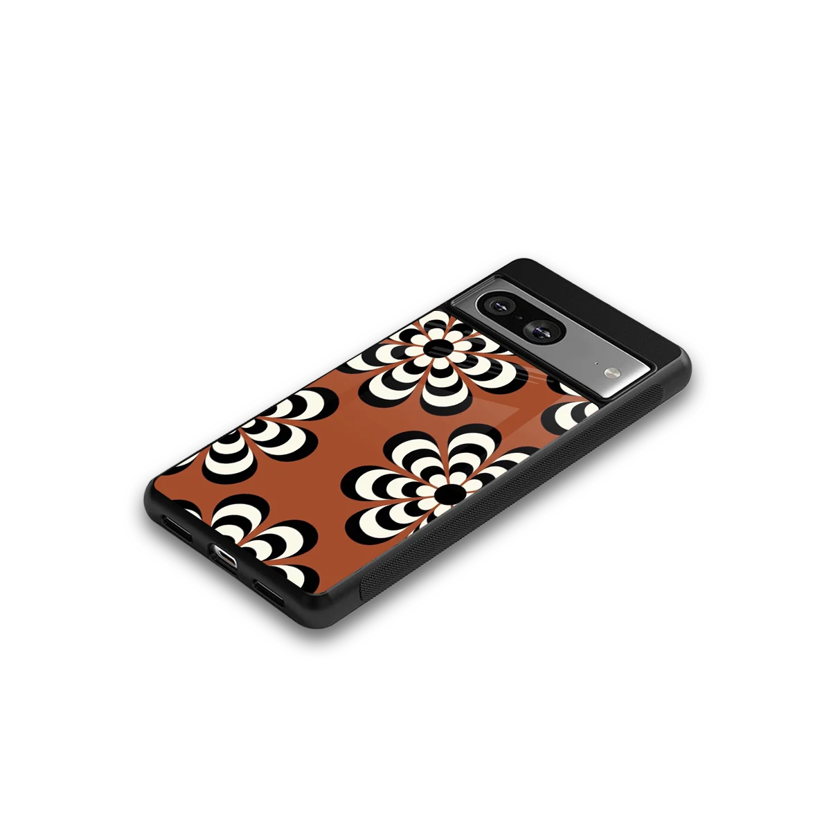 Earthy Bloom google pixel 8 mobile cover | shockproof glass phone case