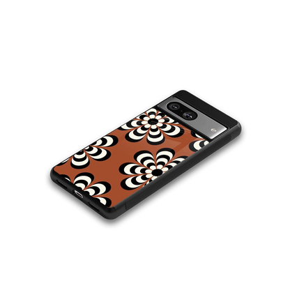 Earthy Bloom google pixel 8 mobile cover | shockproof glass phone case