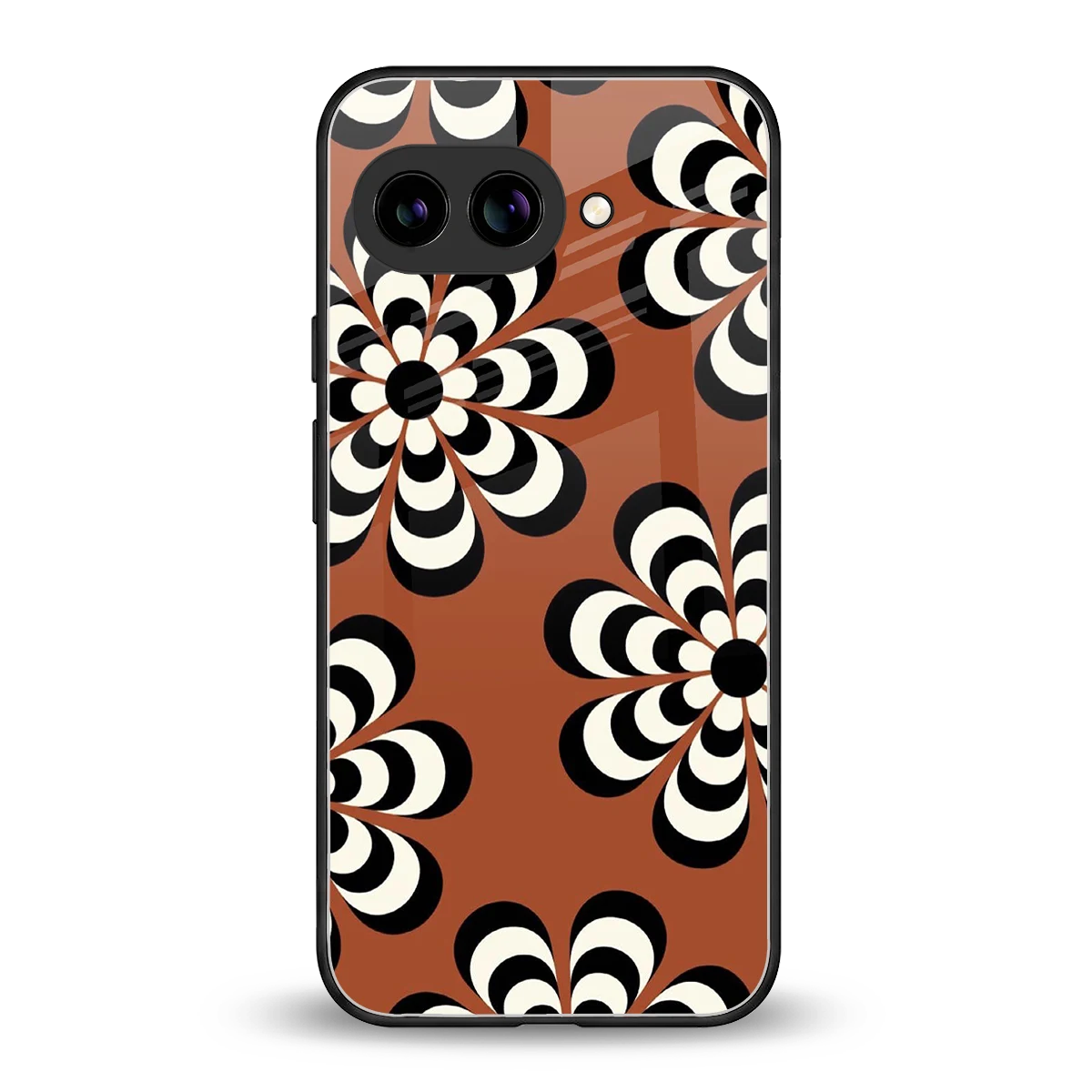 Earthy Bloom back phone cover | glass case for google pixel 10a