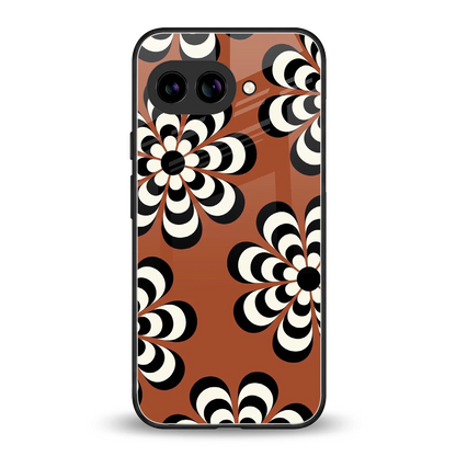 Earthy Bloom back phone cover | glass case for google pixel 10a