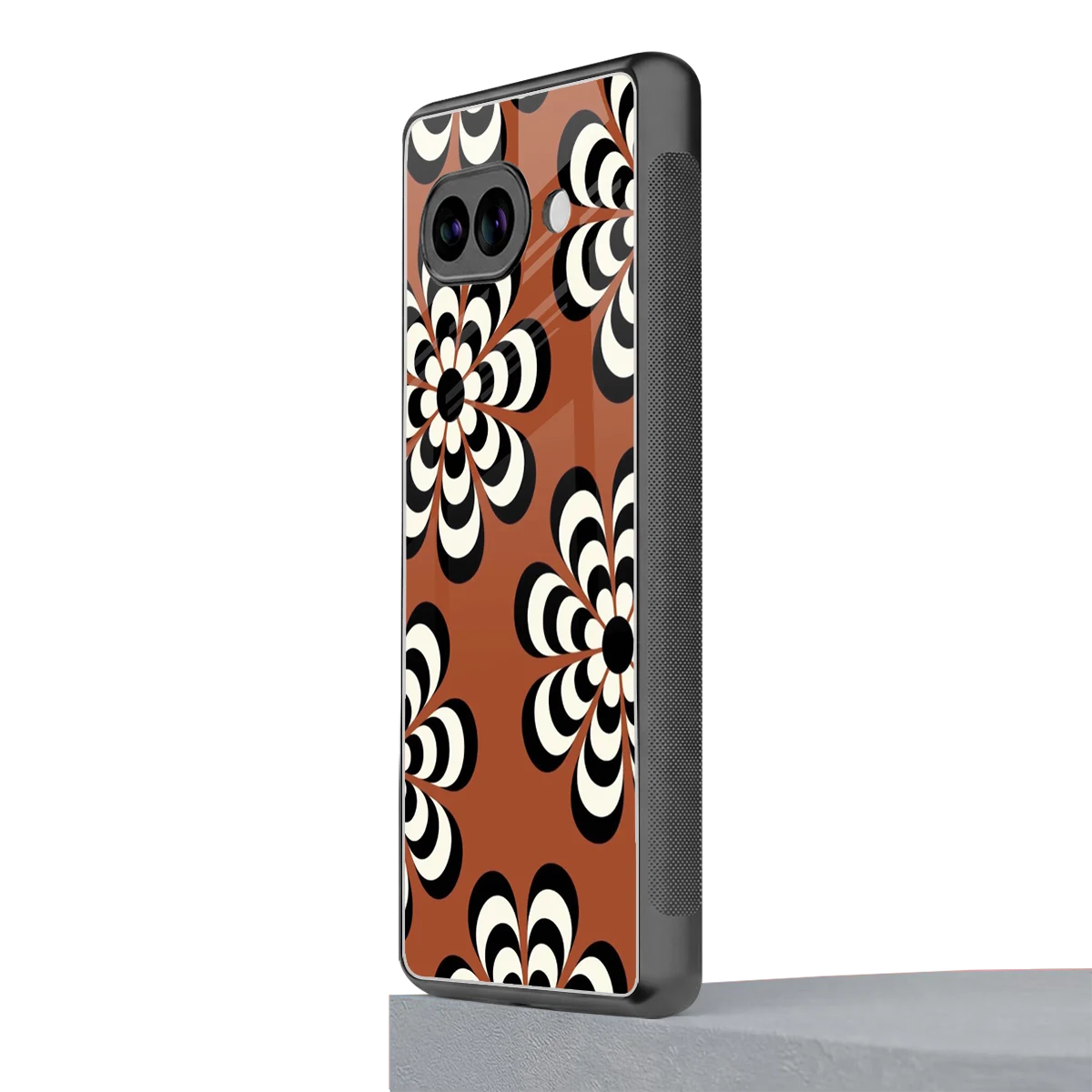 Earthy Bloom google pixel 10a mobile cover | shockproof glass phone case