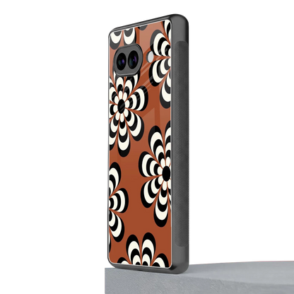 Earthy Bloom google pixel 10a mobile cover | shockproof glass phone case
