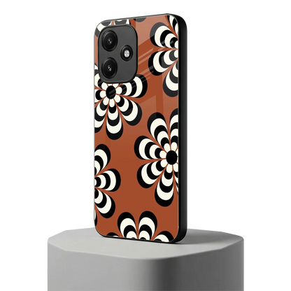 Earthy Bloom redmi 12 5g mobile cover | shockproof glass phone case