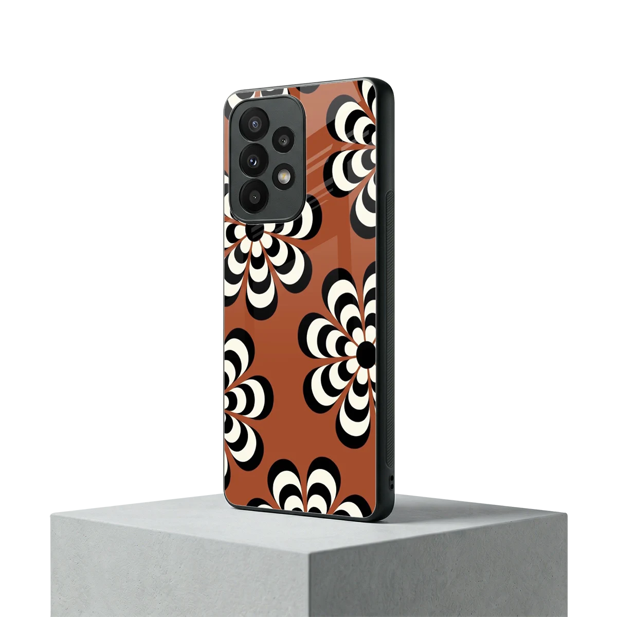 Earthy Bloom samsung galaxy a23 mobile cover | shockproof glass phone case