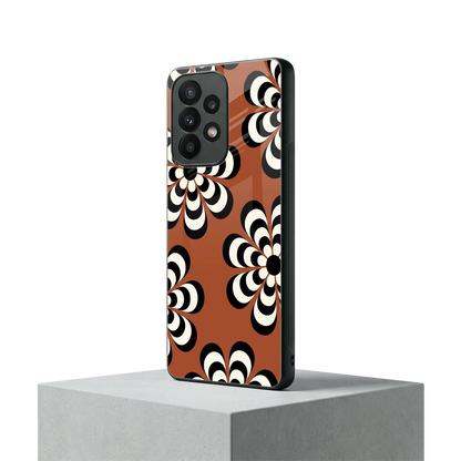 Earthy Bloom samsung galaxy a23 mobile cover | shockproof glass phone case