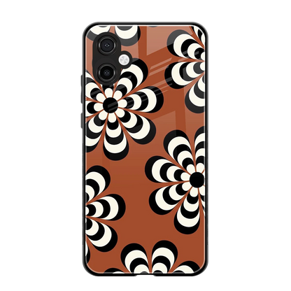 Earthy Bloom back phone cover | glass case for samsung galaxy a06 5g