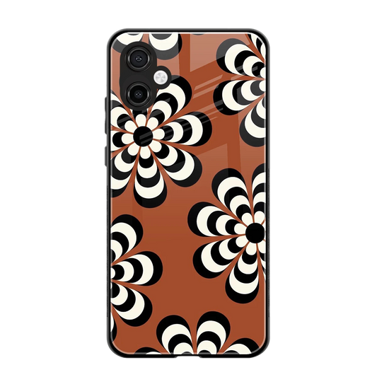 Earthy Bloom back phone cover | glass case for samsung galaxy a06 5g