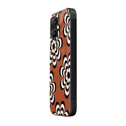 Earthy Bloom samsung galaxy a06 5g mobile cover | shockproof glass phone case