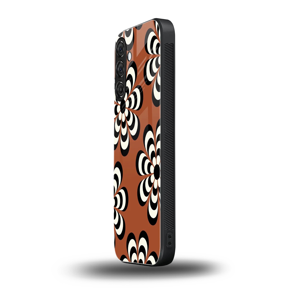 Earthy Bloom samsung galaxy a37 5g mobile cover | shockproof glass phone case