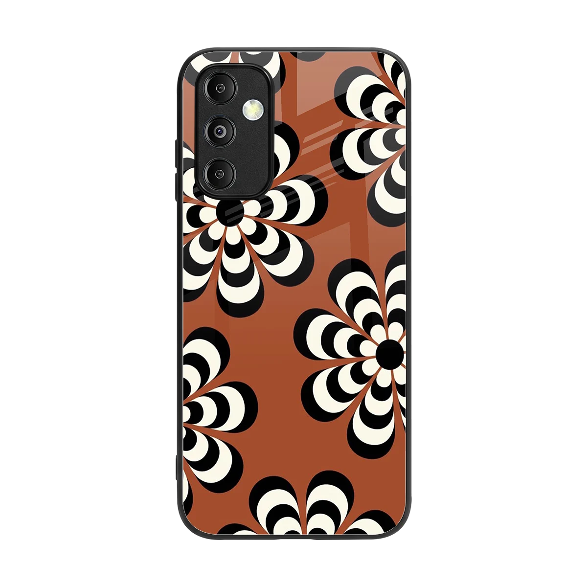 Earthy Bloom back phone cover | glass case for samsung galaxy m14 5g