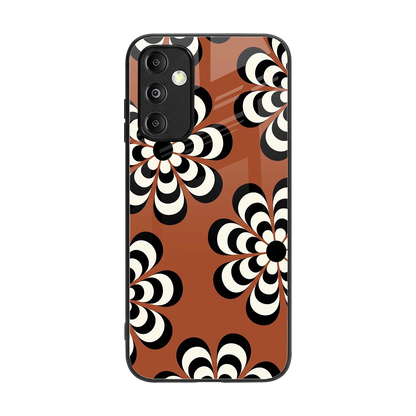 Earthy Bloom back phone cover | glass case for samsung galaxy m14 5g