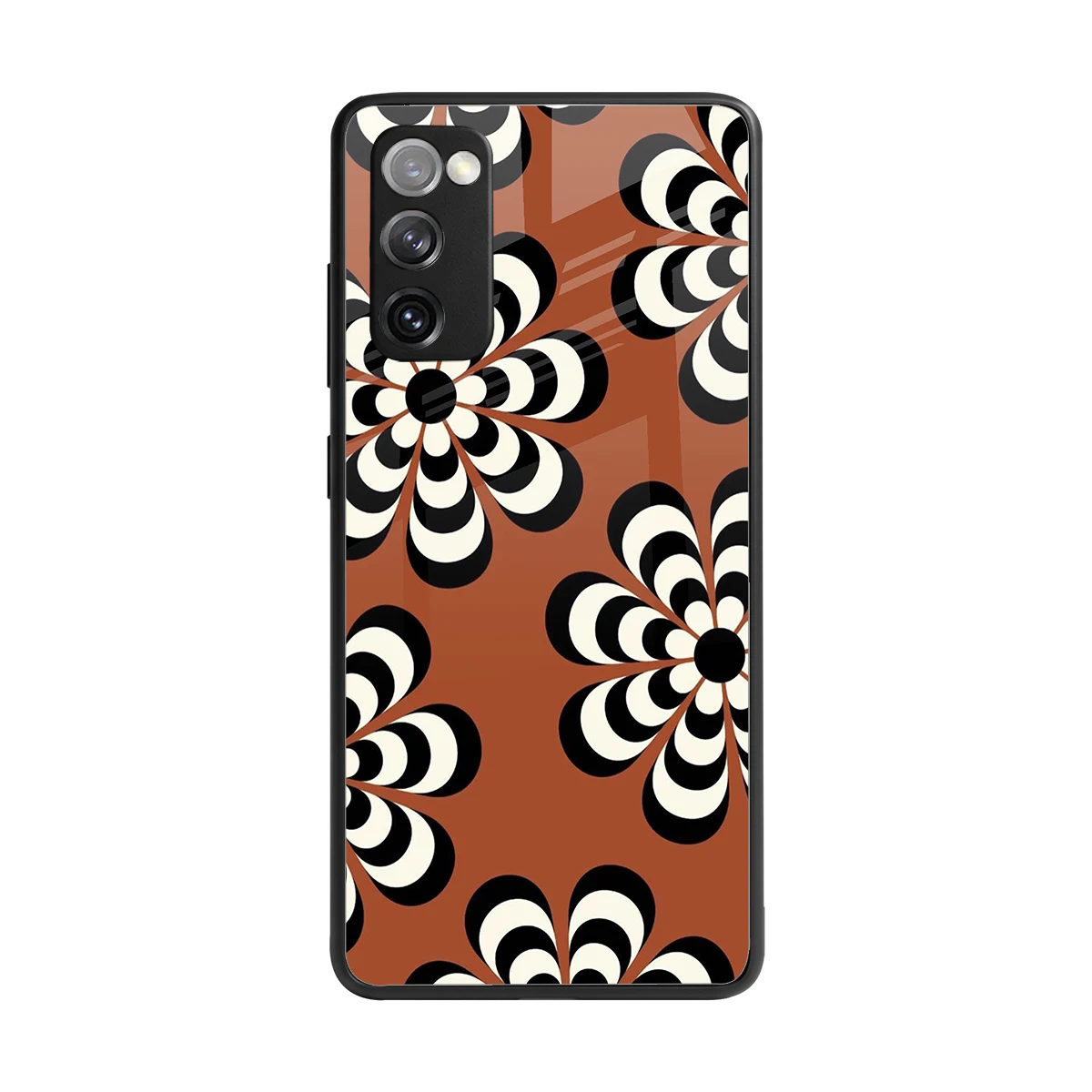 Earthy Bloom back phone cover | glass case for samsung galaxy s20 fe