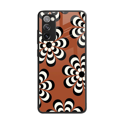 Earthy Bloom back phone cover | glass case for samsung galaxy s20 fe
