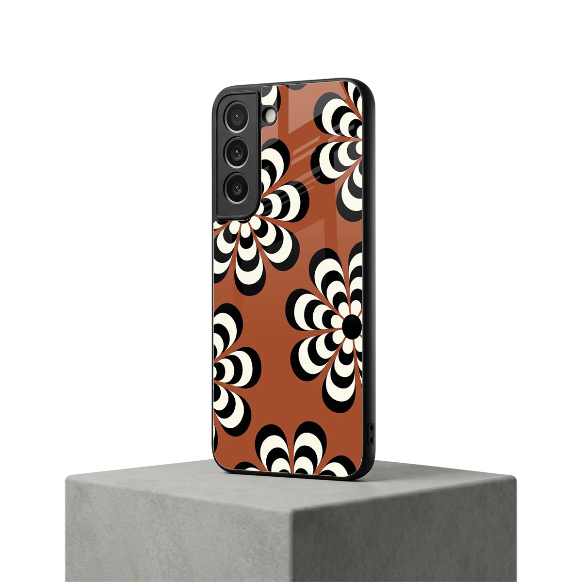 Earthy Bloom samsung galaxy s22 mobile cover | shockproof glass phone case