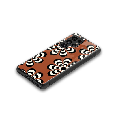 Earthy Bloom stylish phone case for samsung galaxy s26 ultra | glossy glass and slim fit