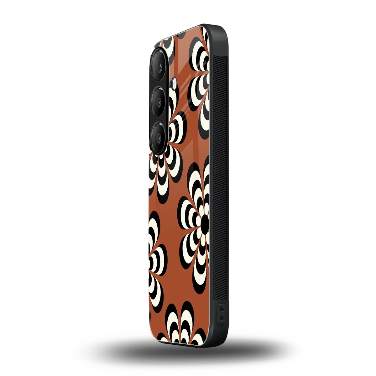 Earthy Bloom samsung galaxy s24 mobile cover | shockproof glass phone case