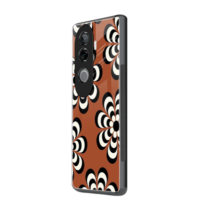 Earthy Bloom vivo v40e mobile cover | shockproof glass phone case