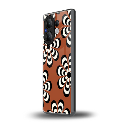 Earthy Bloom vivo v60 mobile cover | shockproof glass phone case