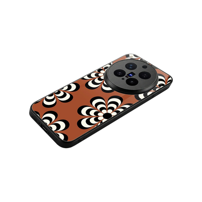Earthy Bloom stylish phone case for vivo x300 pro | glossy glass and slim fit