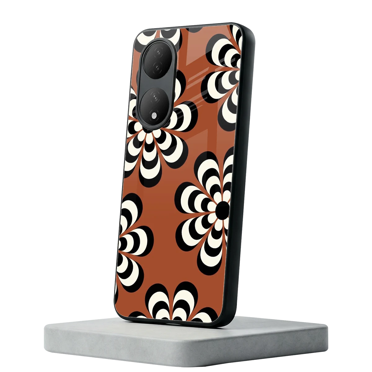 Earthy Bloom Vivo-y100 mobile cover | shockproof glass phone case