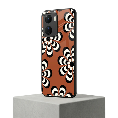Earthy Bloom vivo y16 mobile cover | shockproof glass phone case