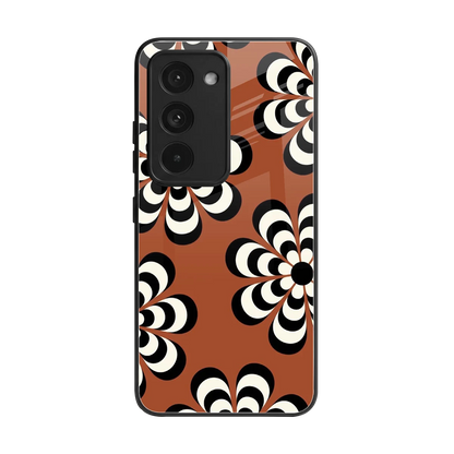 Earthy Bloom back phone cover | glass case for redmi 15 5g