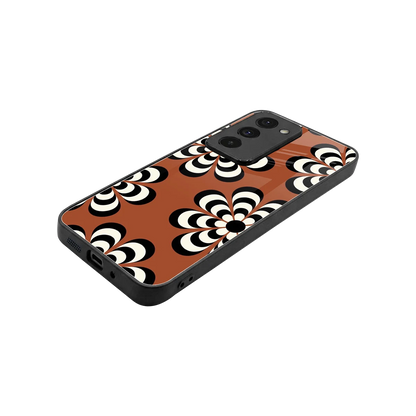 Earthy Bloom stylish phone case for redmi 15 5g | glossy glass and slim fit