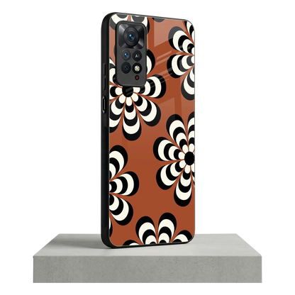 Earthy Bloom redmi note 11 pro mobile cover | shockproof glass phone case