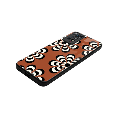 Earthy Bloom stylish phone case for redmi note 11 pro | glossy glass and slim fit