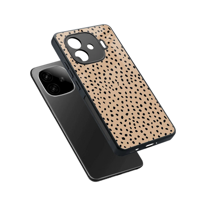 Earthy Terrain sleek iqoo neo 10r 5g cover with tempered glass back and TPU edges