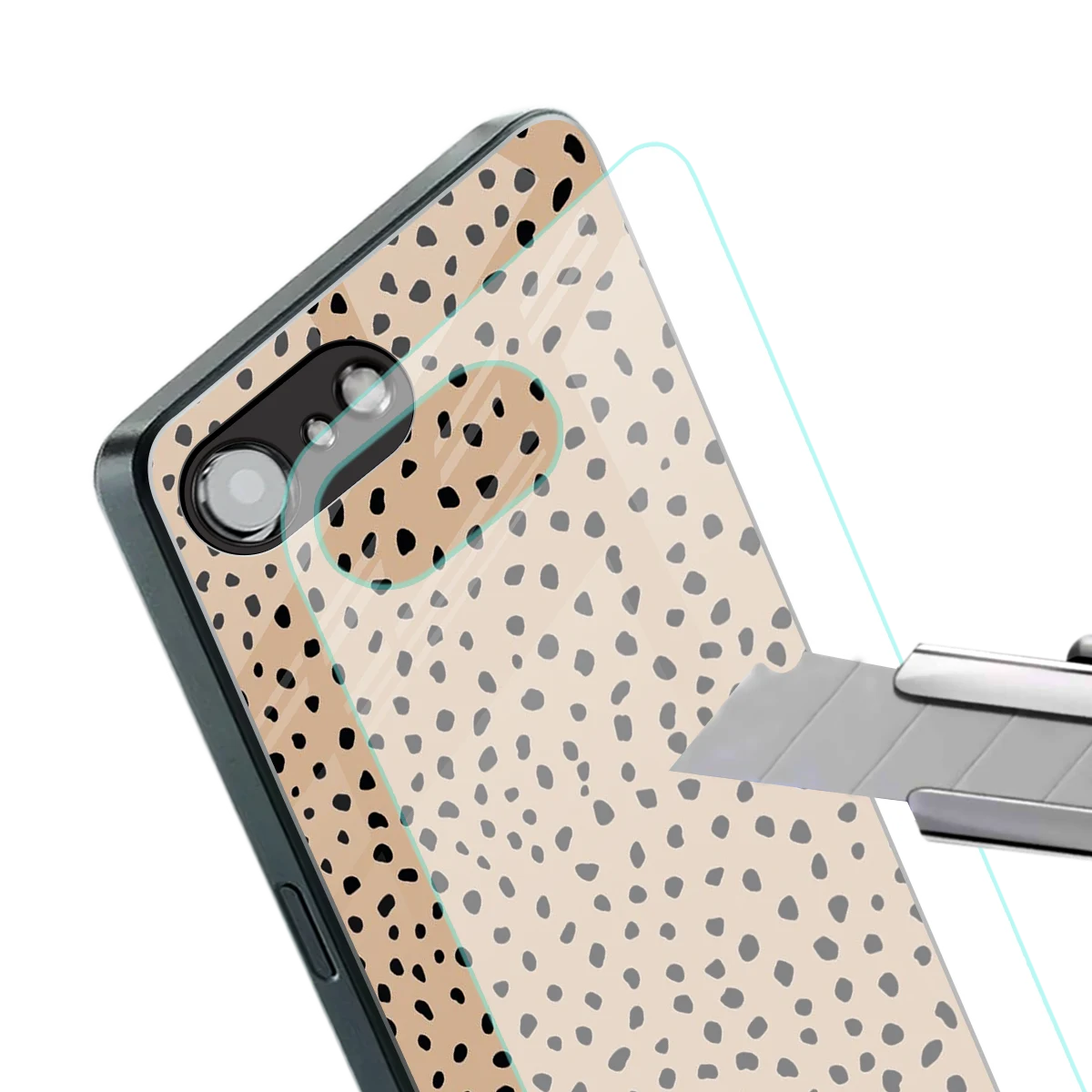 Earthy Terrain stylish phone case for iphone 16e | glossy glass and slim fit