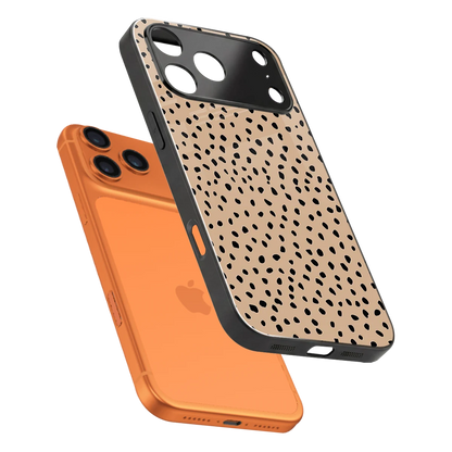 Earthy Terrain sleek iphone 17 pro max cover with tempered glass back and TPU edges
