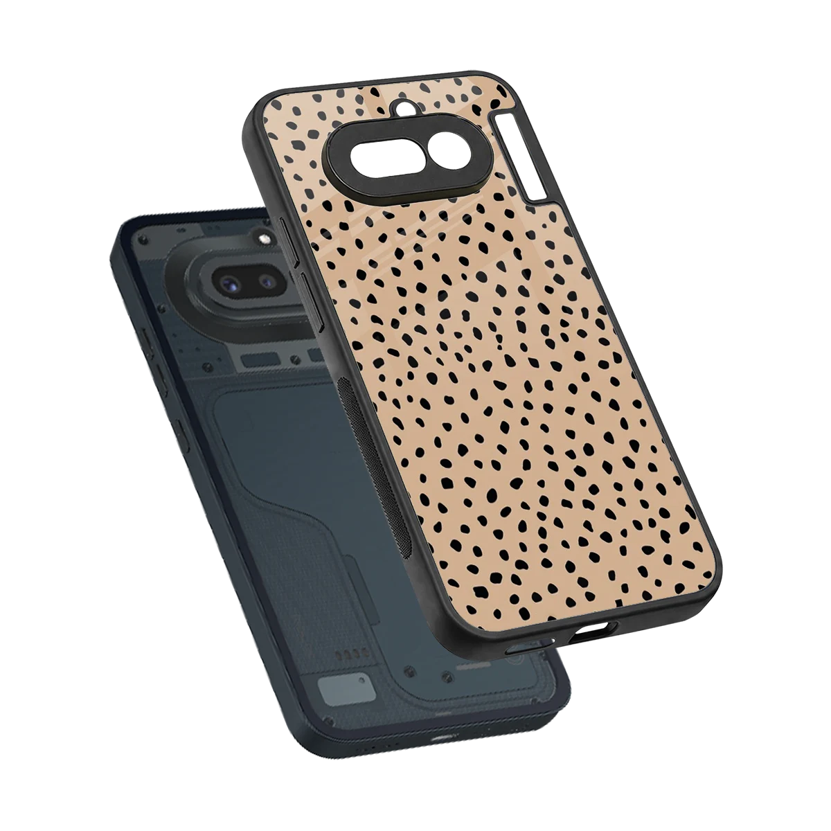 Earthy Terrain sleek nothing phone 4a cover with tempered glass back and TPU edges