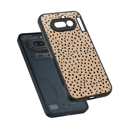 Earthy Terrain sleek nothing phone 4a cover with tempered glass back and TPU edges