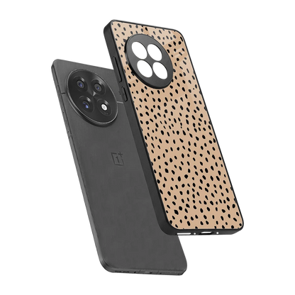 Earthy Terrain sleek oneplus 13r cover with tempered glass back and TPU edges