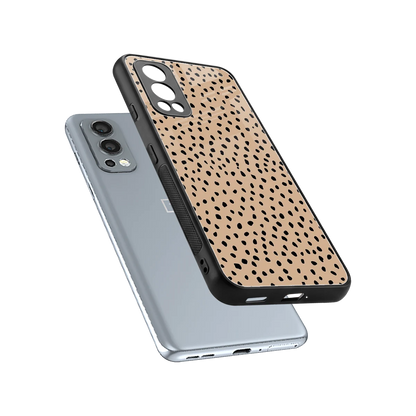 Earthy Terrain sleek oneplus nord 2 cover with tempered glass back and TPU edges