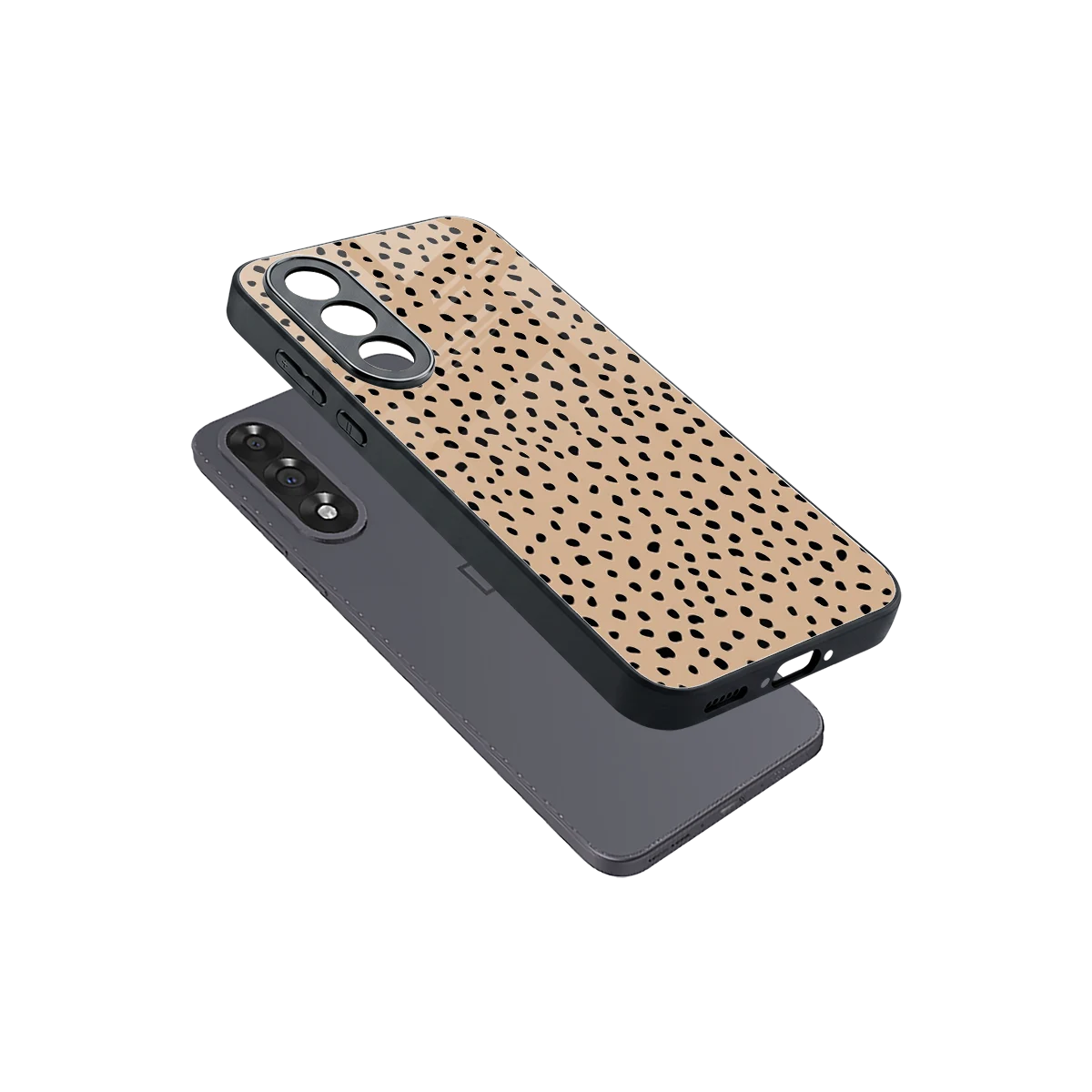 Earthy Terrain sleek oneplus nord 5 cover with tempered glass back and TPU edges