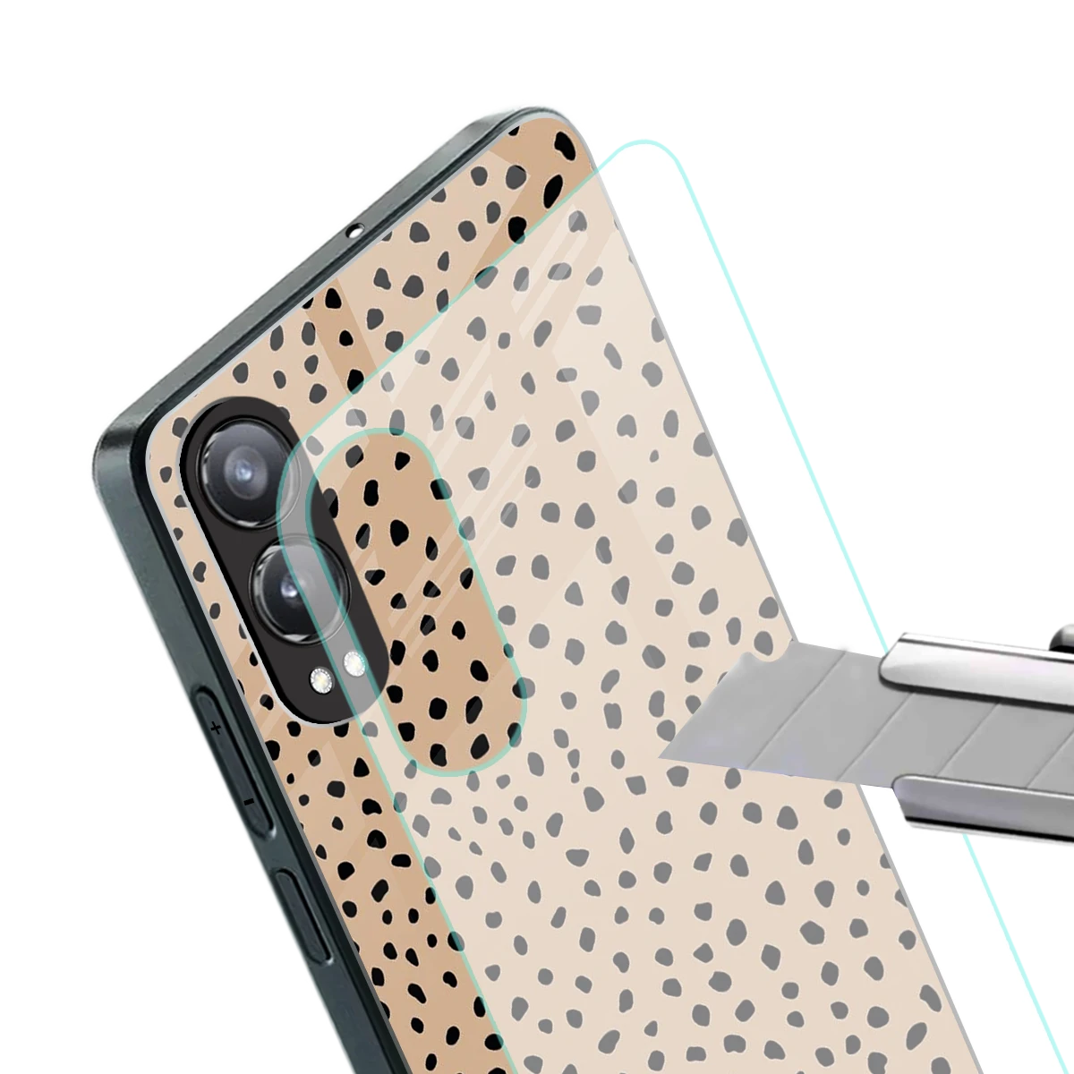 Earthy Terrain stylish phone case for oneplus nord ce 4 lite | glossy glass and slim fit