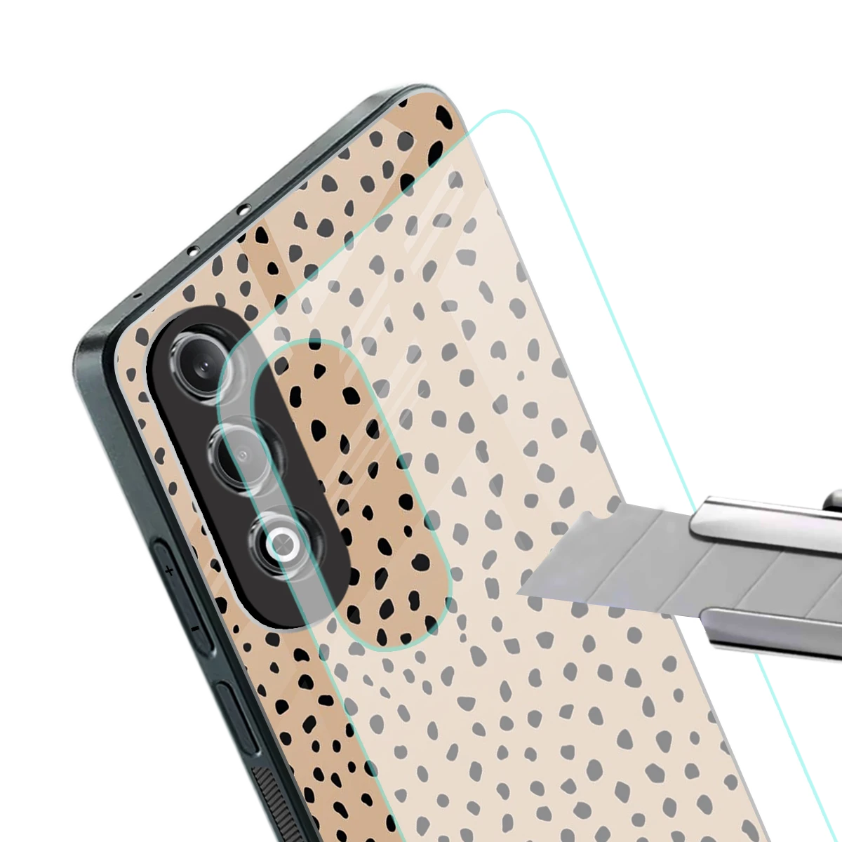 Earthy Terrain stylish phone case for oneplus nord ce 4 | glossy glass and slim fit