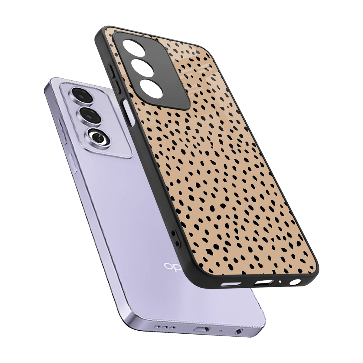 Earthy Terrain sleek oppo a3 pro cover with tempered glass back and TPU edges