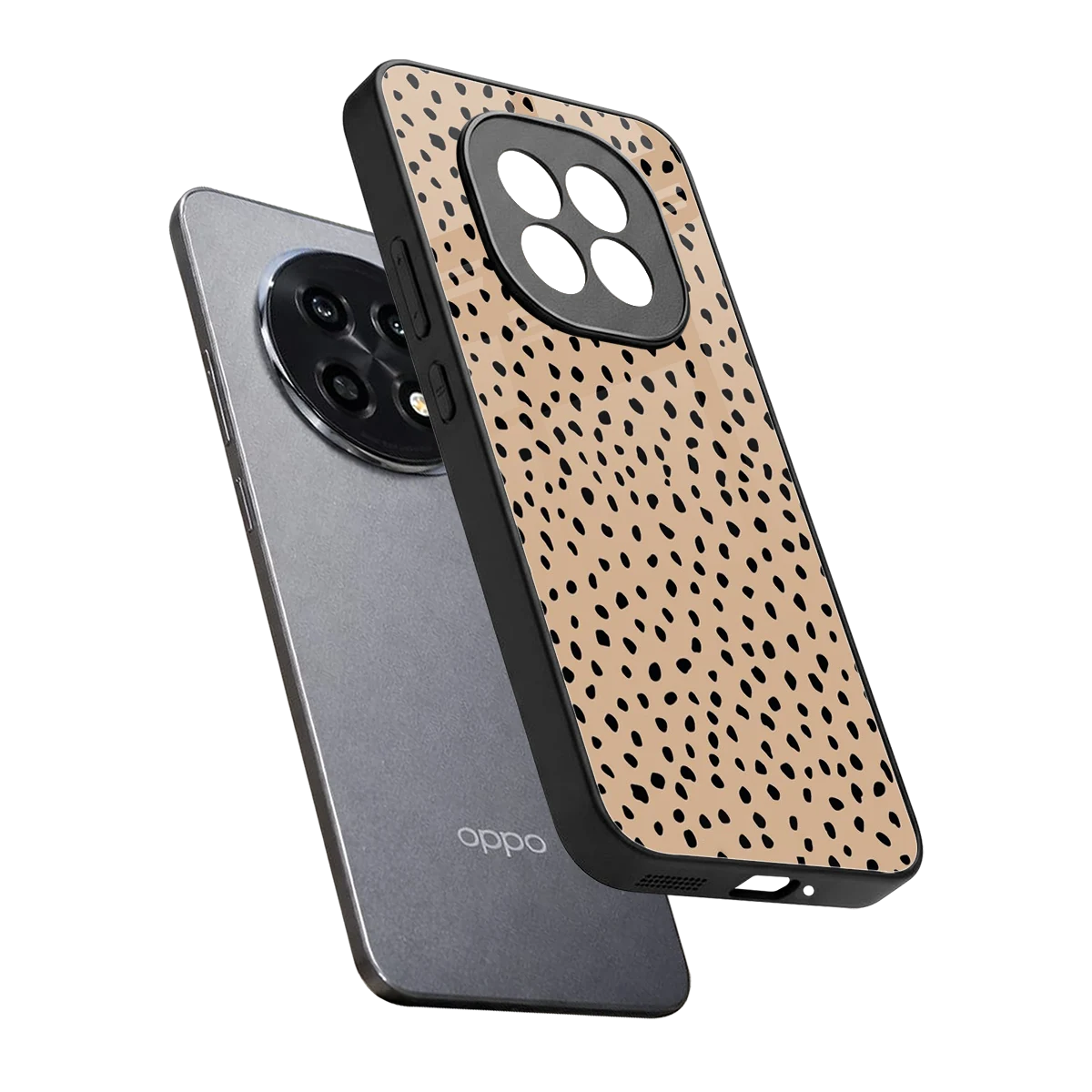 Earthy Terrain sleek oppo f29 pro 5g cover with tempered glass back and TPU edges