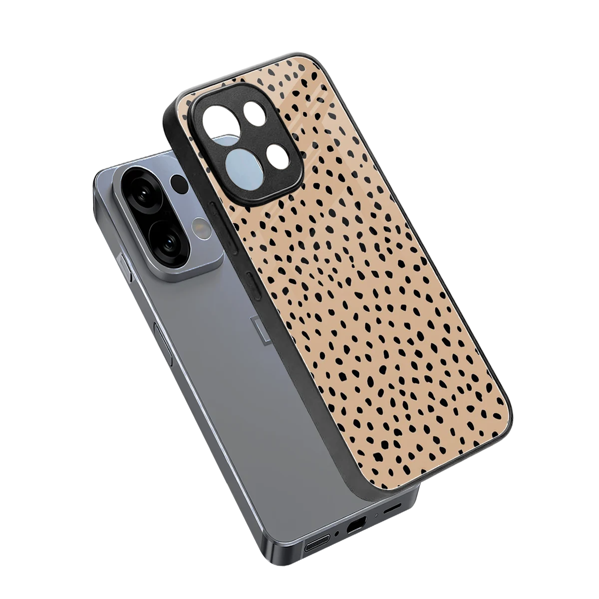 Earthy Terrain sleek oppo k13 5g cover with tempered glass back and TPU edges