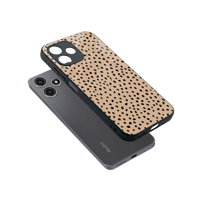 Earthy Terrain sleek redmi 12 5g cover with tempered glass back and TPU edges