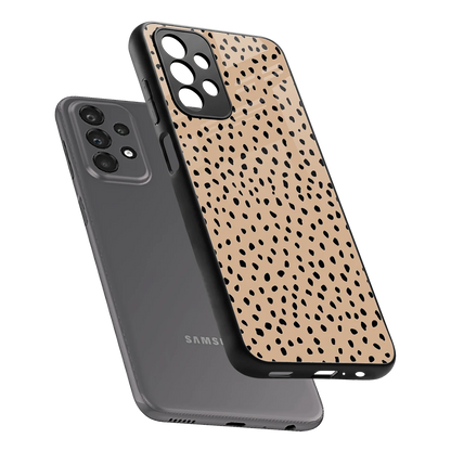 Earthy Terrain sleek samsung galaxy a23 cover with tempered glass back and TPU edges