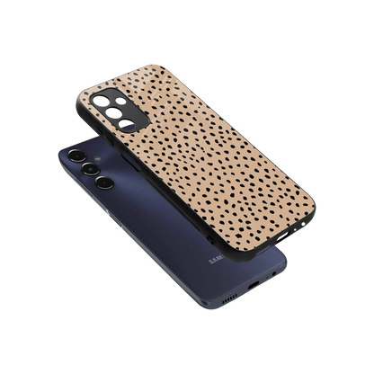 Earthy Terrain sleek samsung galaxy m14 5g cover with tempered glass back and TPU edges